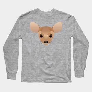 White Tail Deer Fawn Long Sleeve T-Shirt